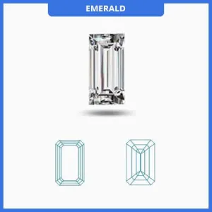 0.75CT K-L/SI3-I1 Emerald Cut Diamond MDL#D9288-16