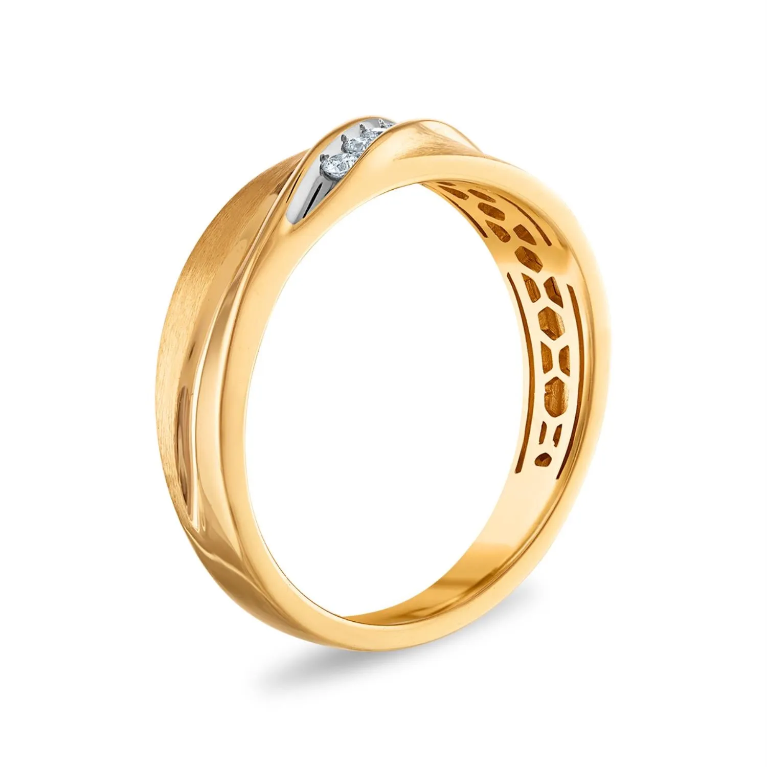 1/12 CTW Diamond Wedding Ring in 10KT Yellow Gold