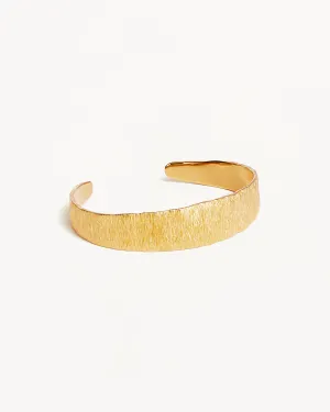 18k Gold Vermeil Woven Light Cuff