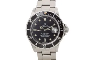 1985 Rolex Submariner 16800 with Creamy Lume