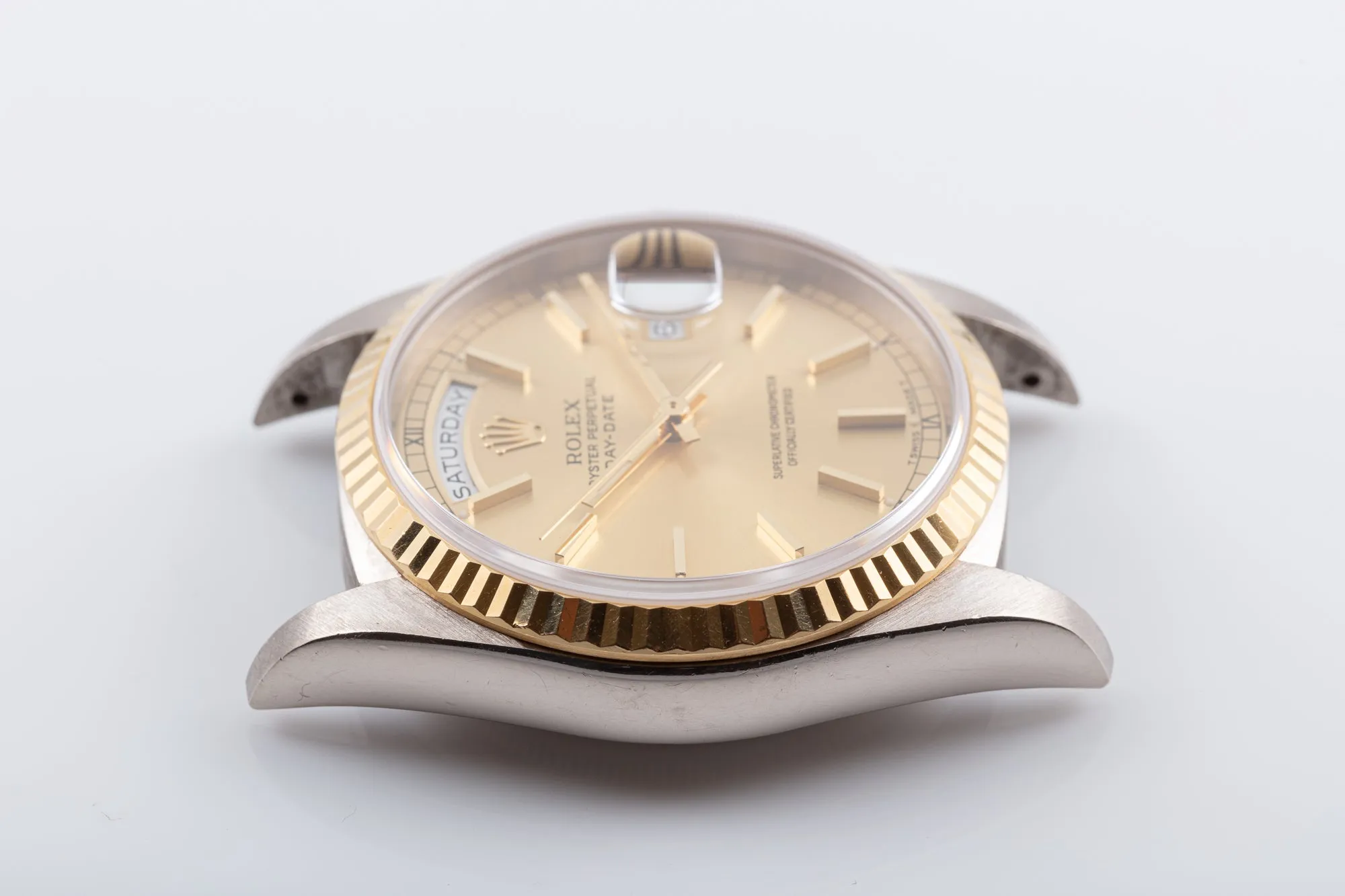 1993 Rolex Day-Date 18239B Tridor Gold Dial