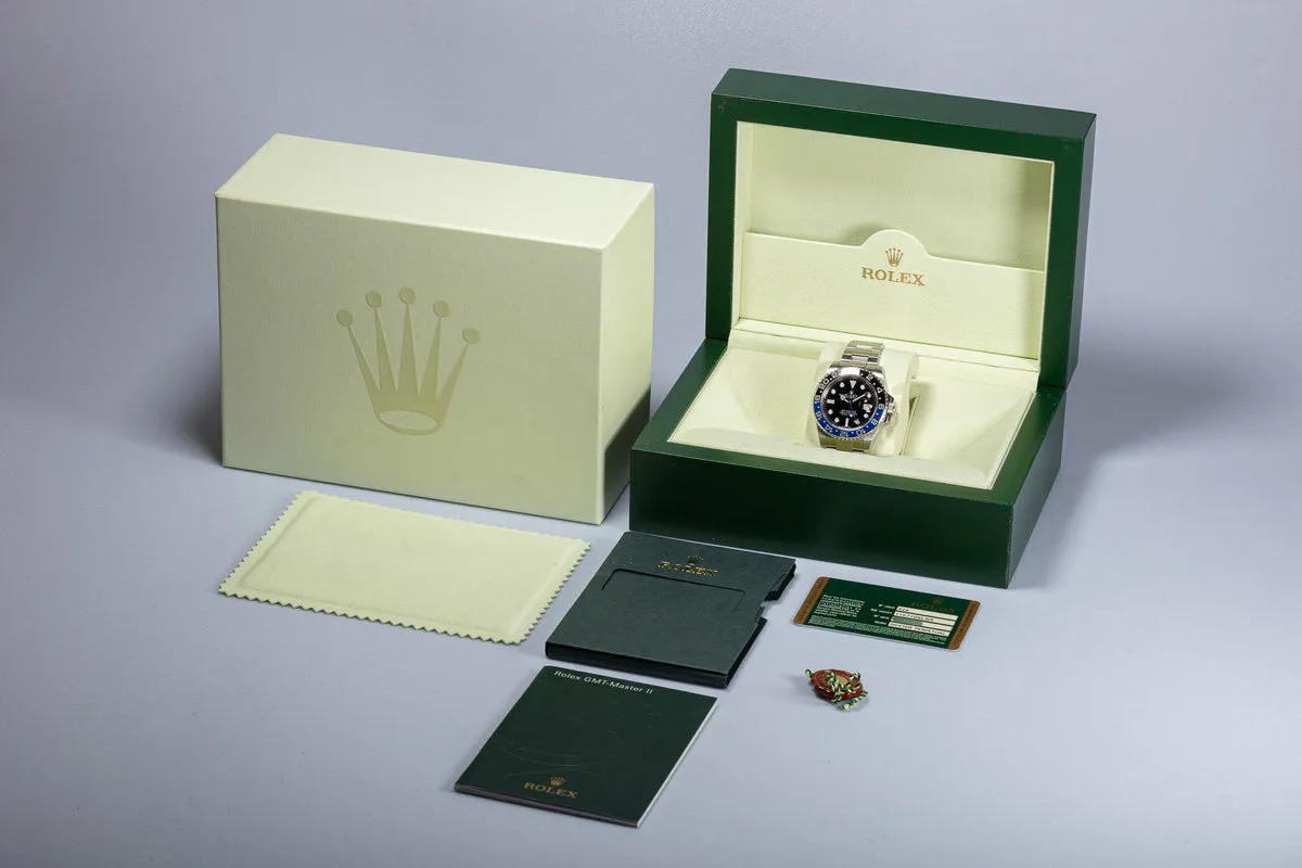 2013 Rolex GMT-Master II 116710BLNR "Batman" with Box & Card