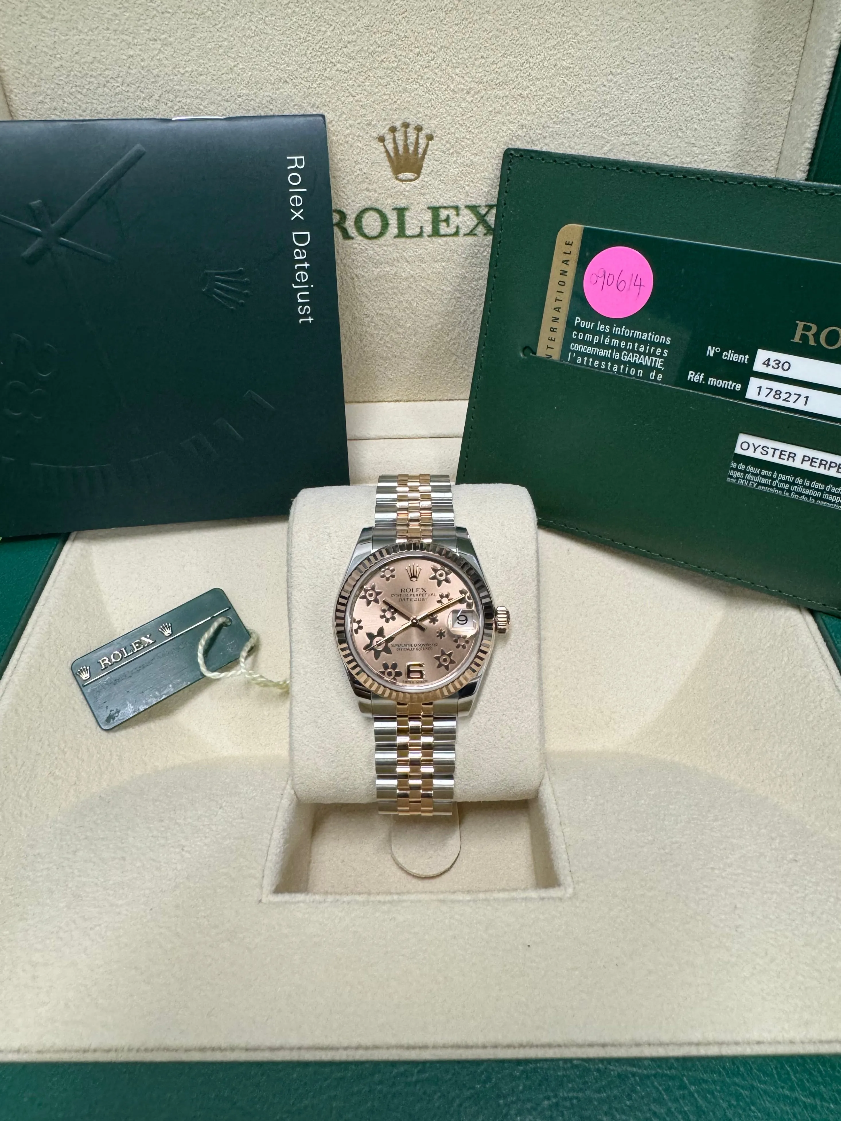 2014 Rolex Datejust 31 178271