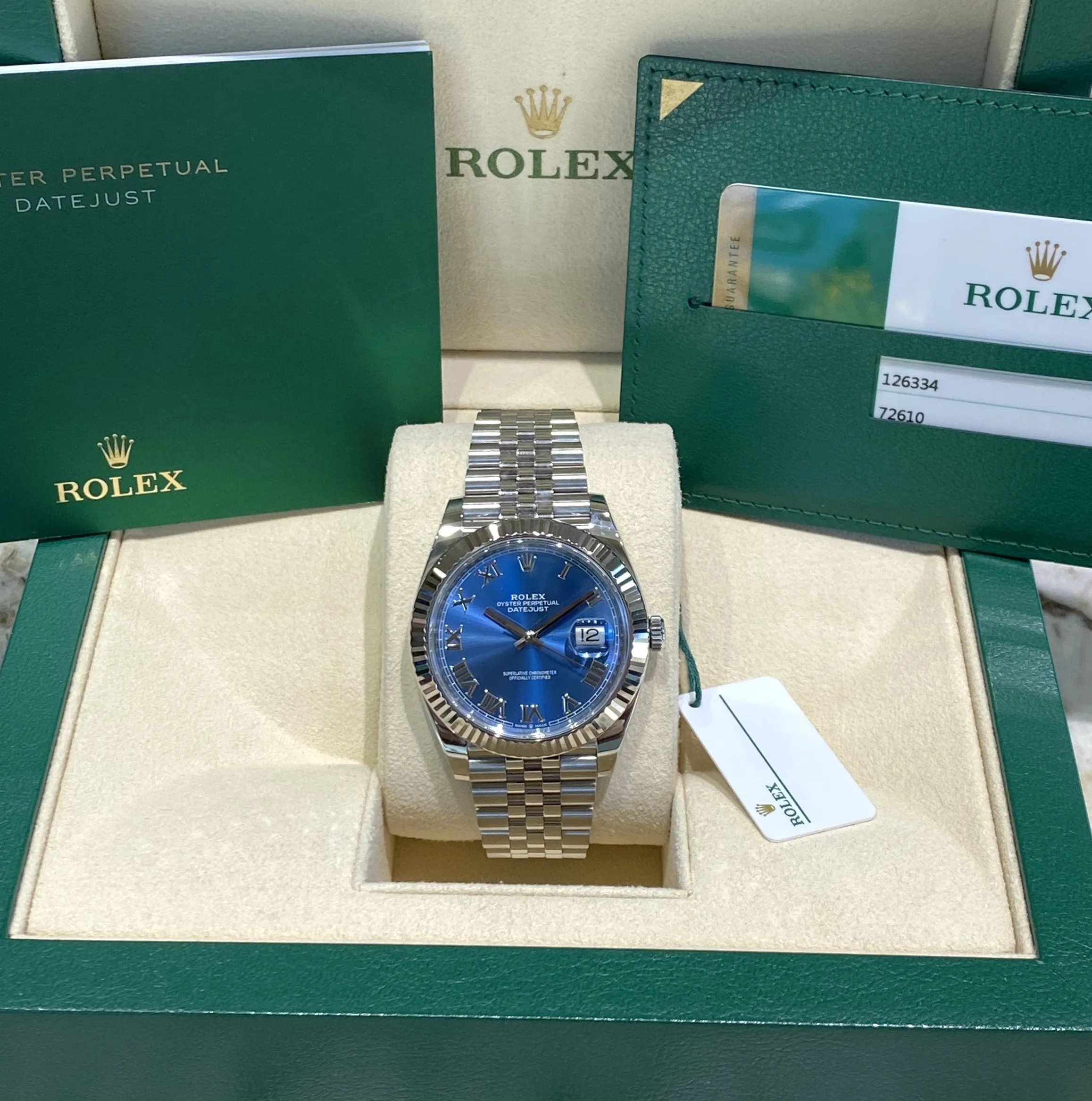 2019 Rolex Datejust 41 126334