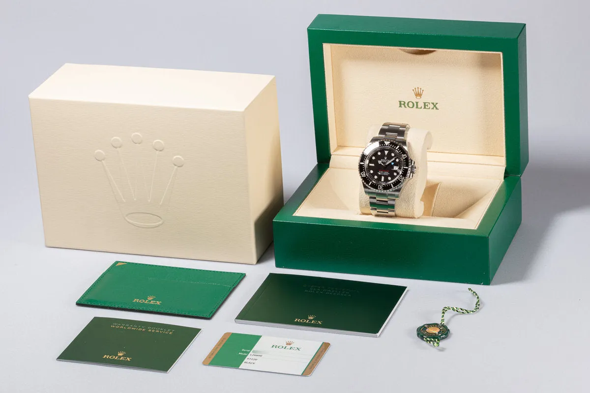 2019 Rolex Red Sea-Dweller MK 2 126600 with Box and Card