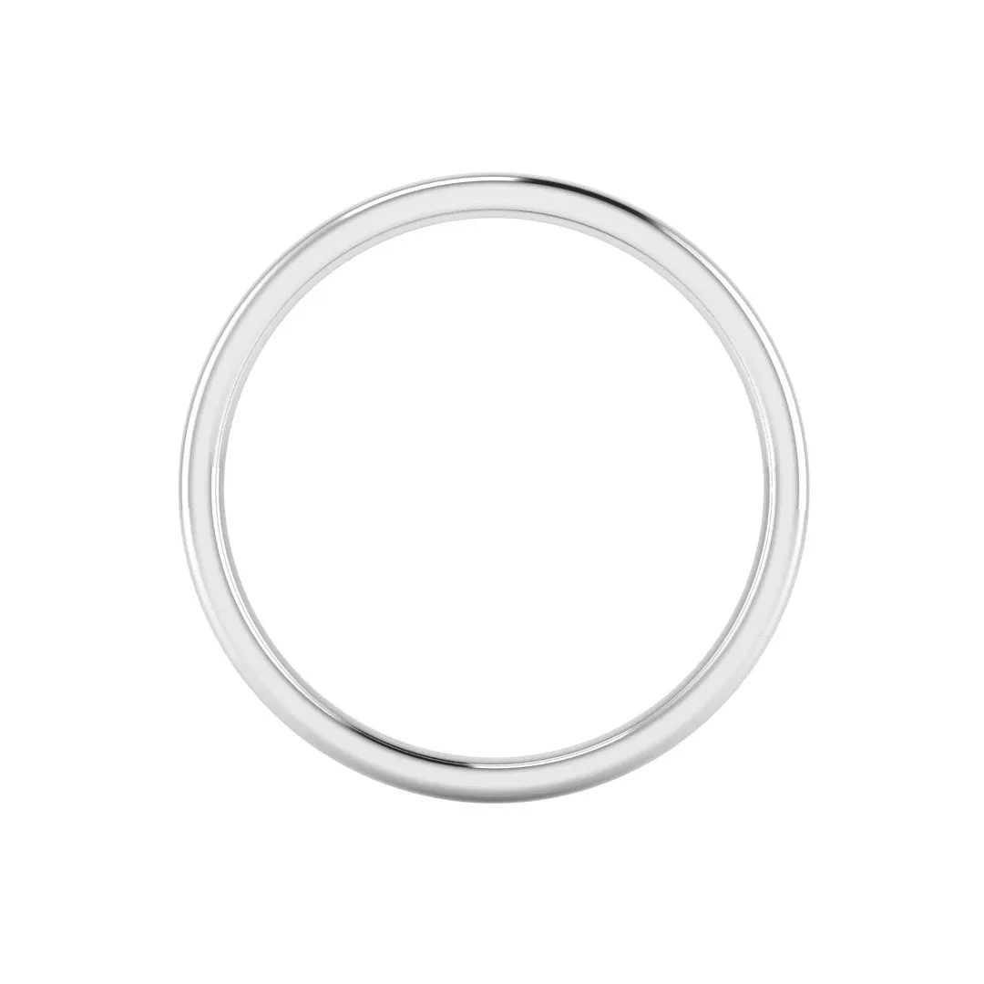 2mm Band Classic Soft Court Wedding Ring