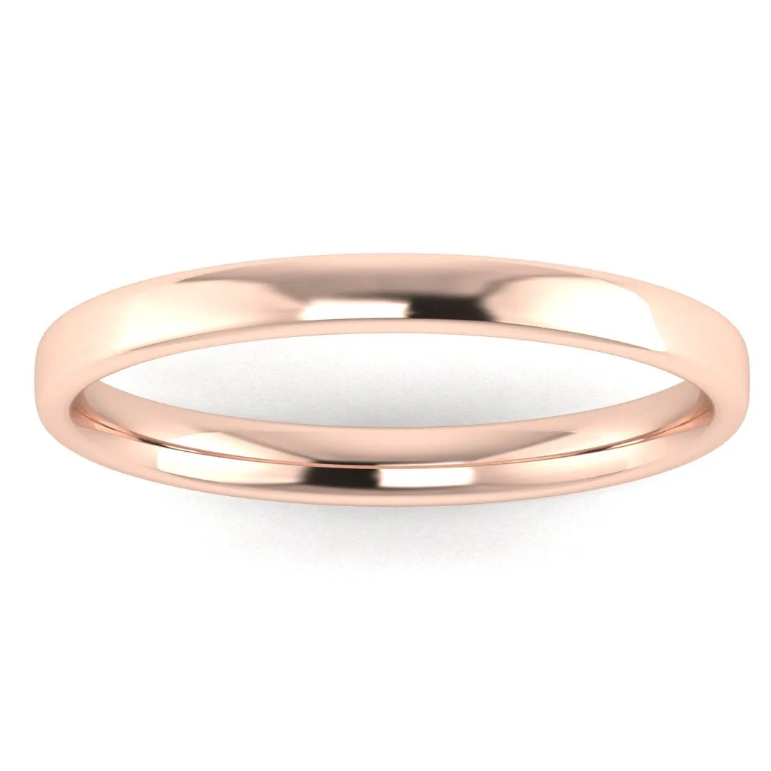 2mm Band Classic Soft Court Wedding Ring