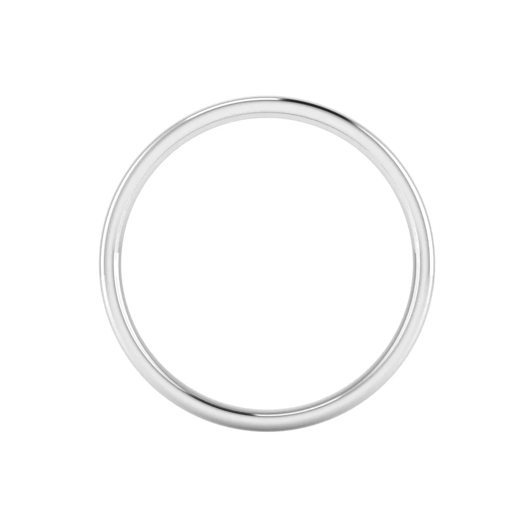 2mm Band Classic Soft Court Wedding Ring