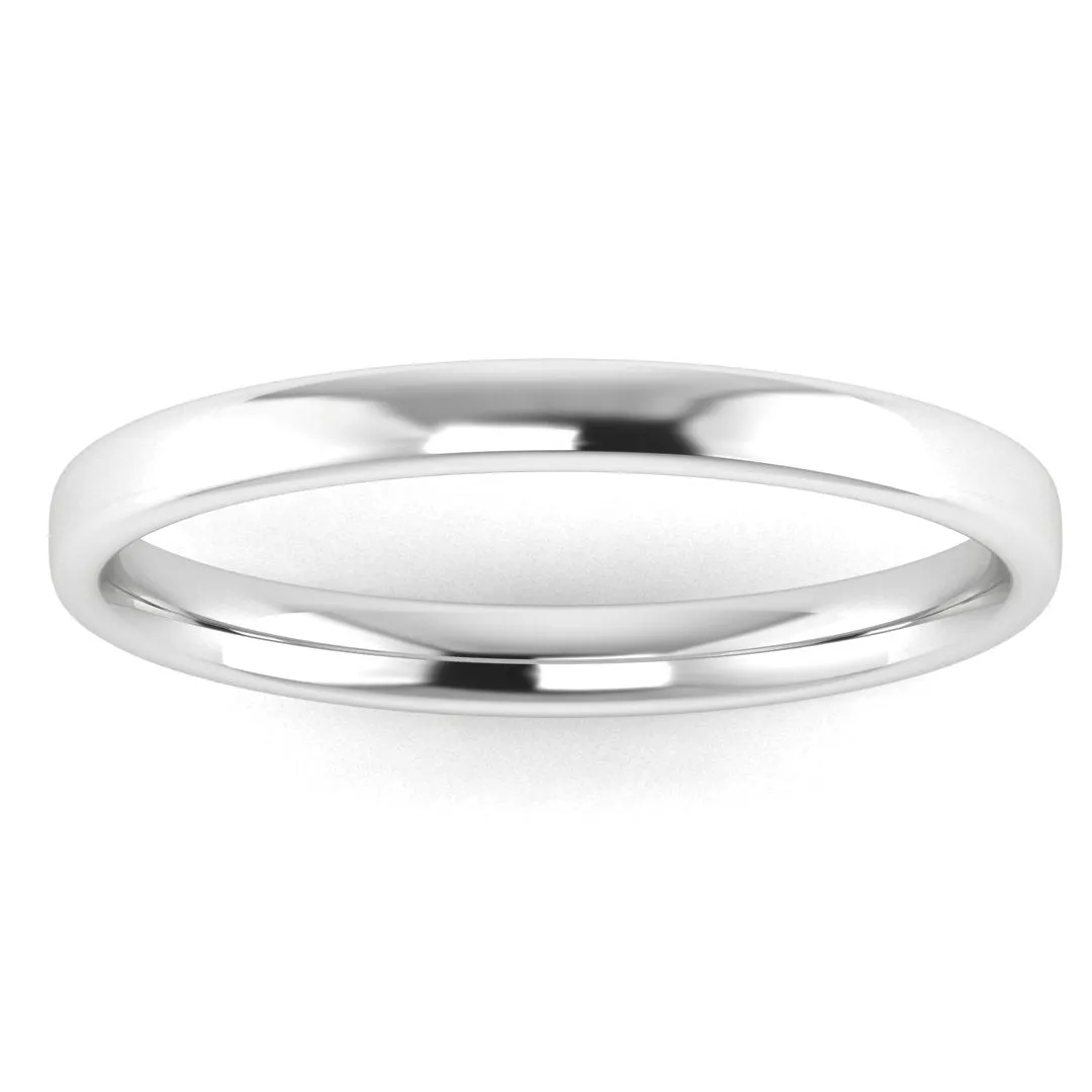 2mm Band Classic Soft Court Wedding Ring