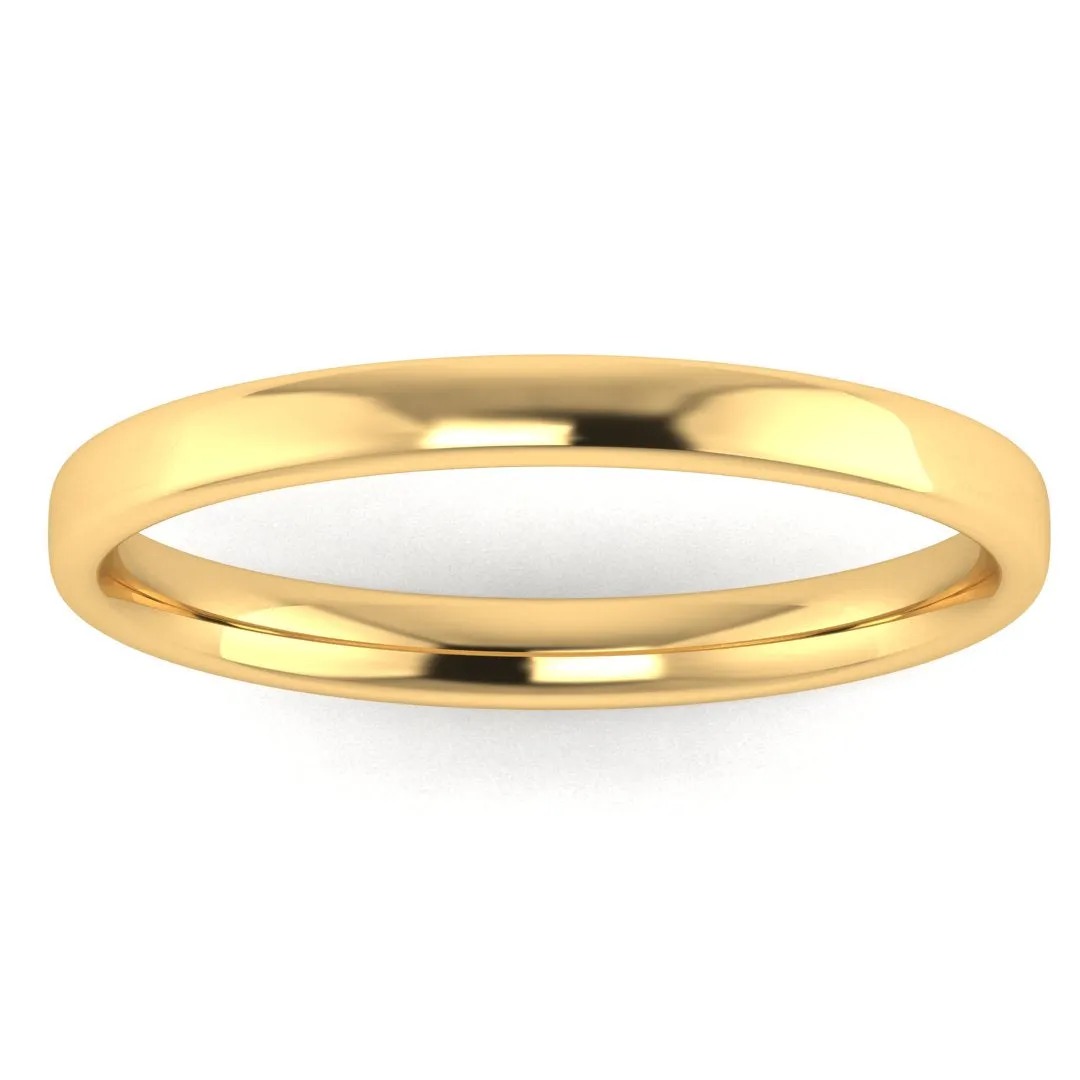 2mm Band Classic Soft Court Wedding Ring