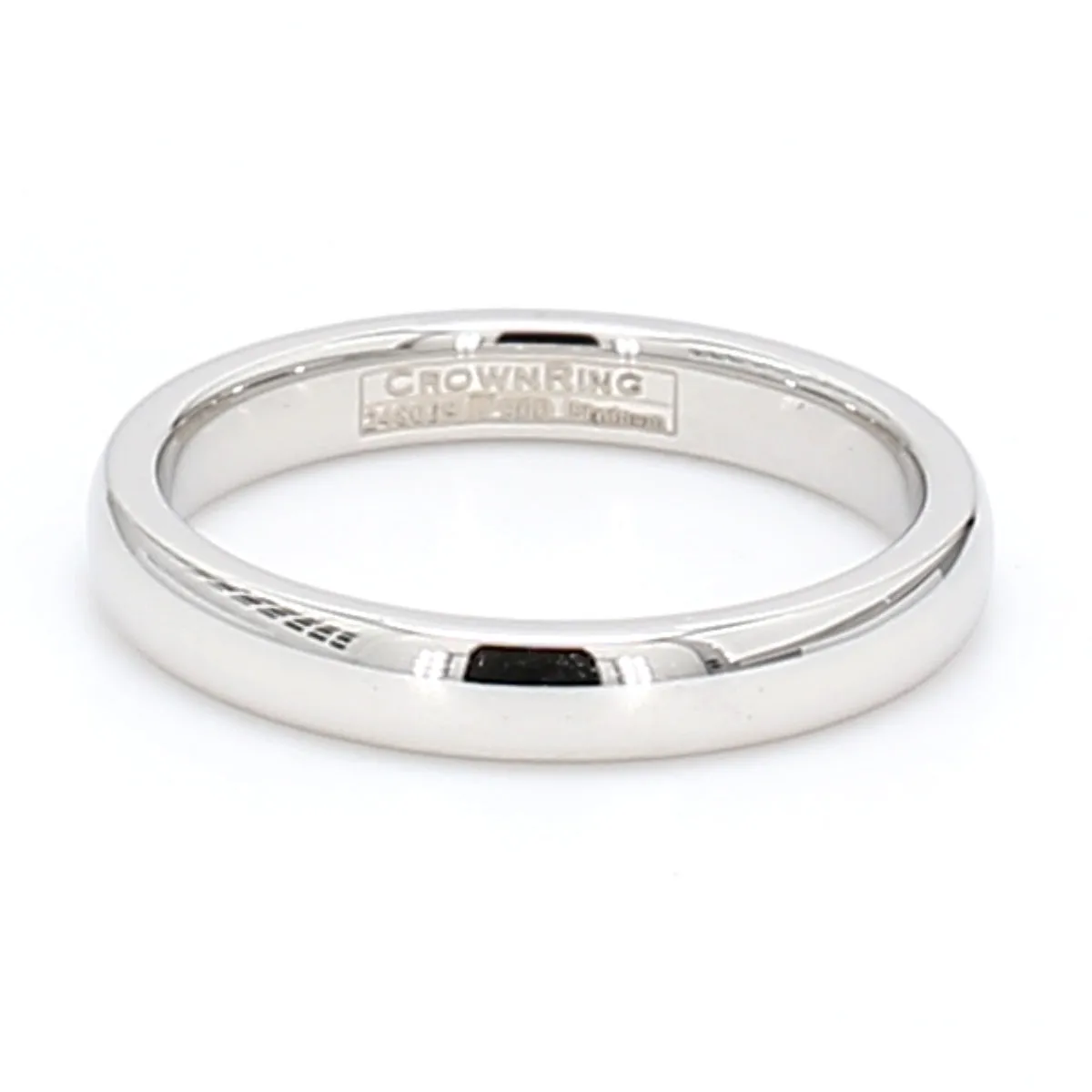 3mm Platinum Wedding Band