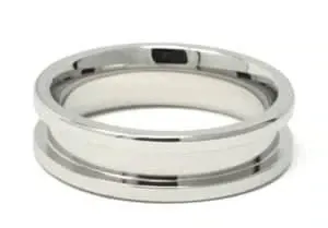 6mm Inlay Stainless Steel Ring Core