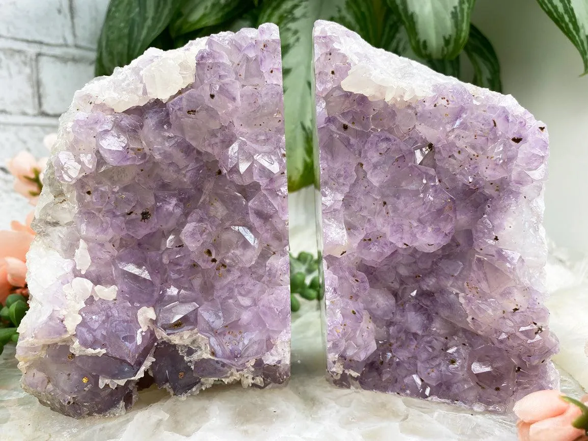 Amethyst Bookends