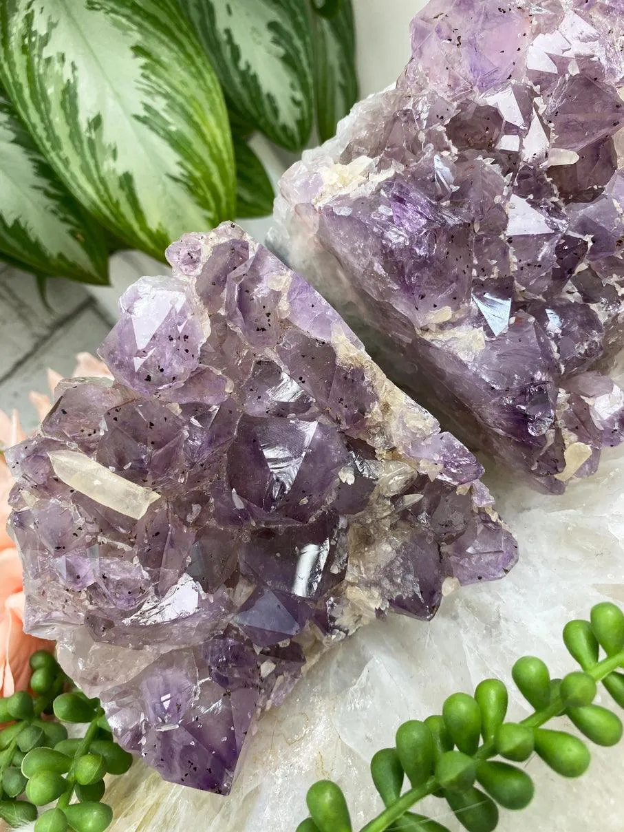 Amethyst Bookends