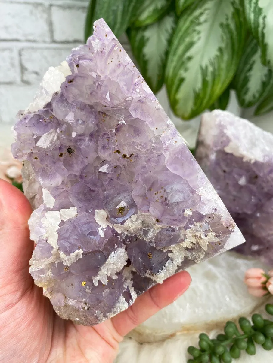 Amethyst Bookends