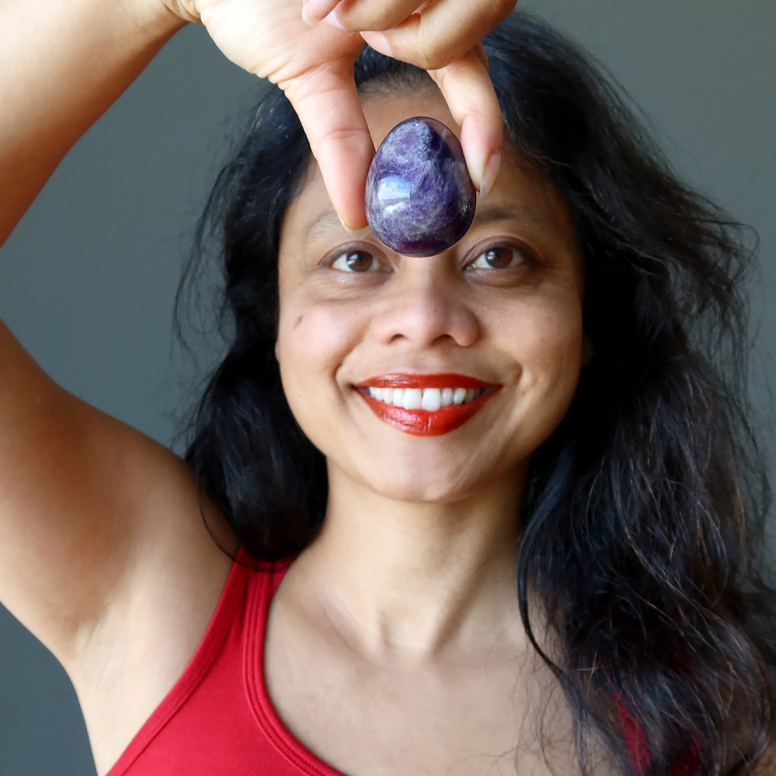 Amethyst Egg Spiritual Purple Gemstone