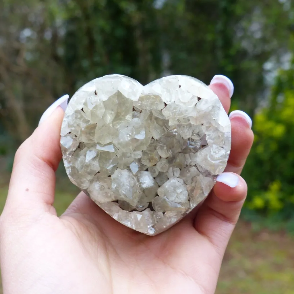 Amethyst Geode Heart (#13)