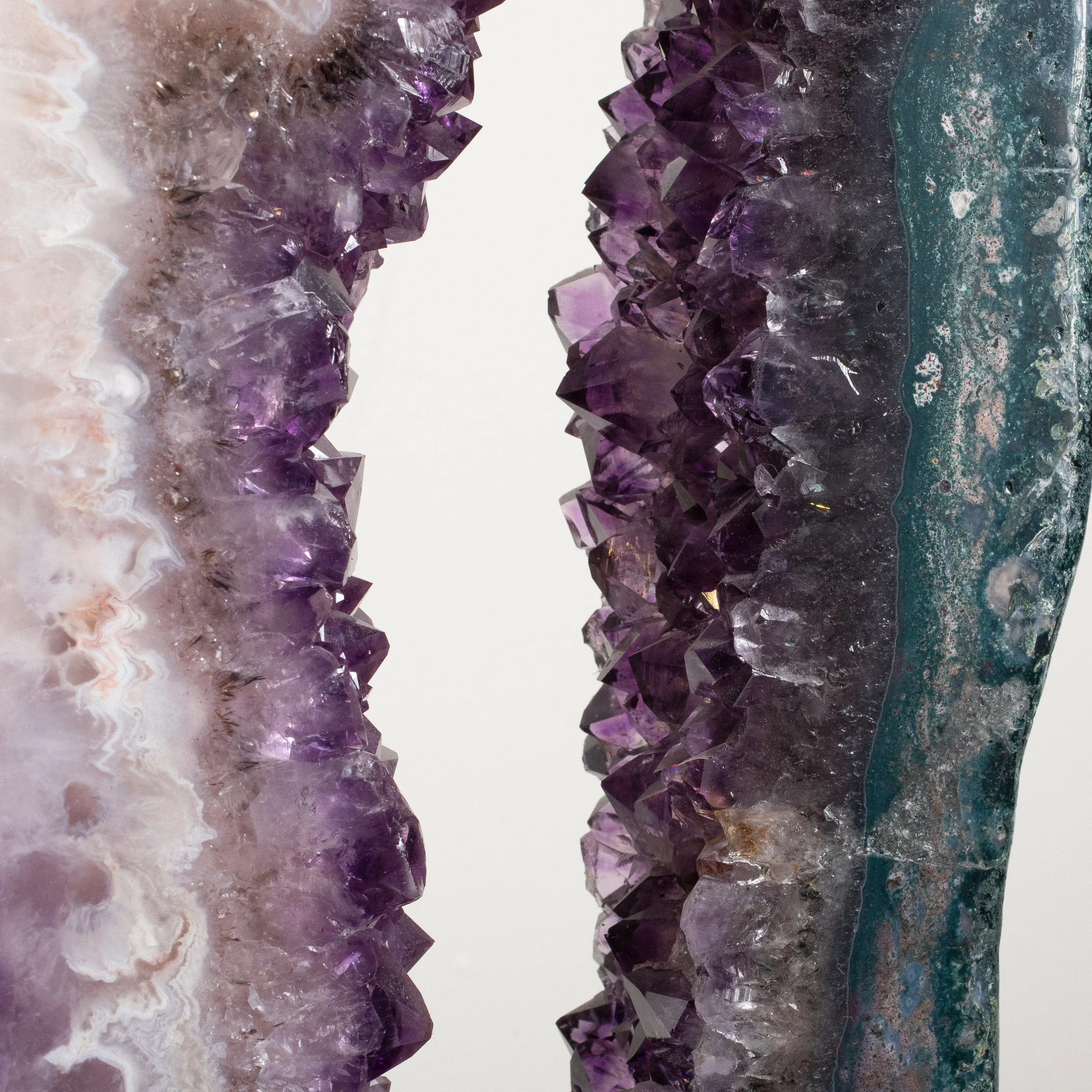 Amethyst Geode Wings from Brazil on Custom Stand- 38" / 42 lbs