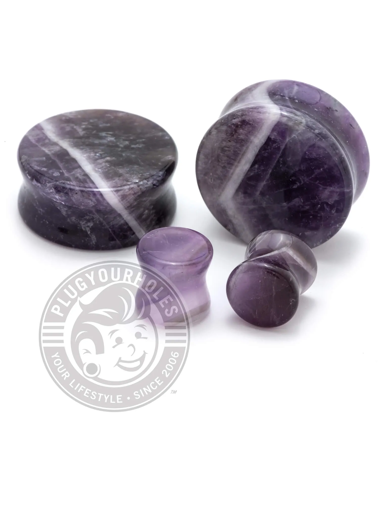 Amethyst Stone Plugs