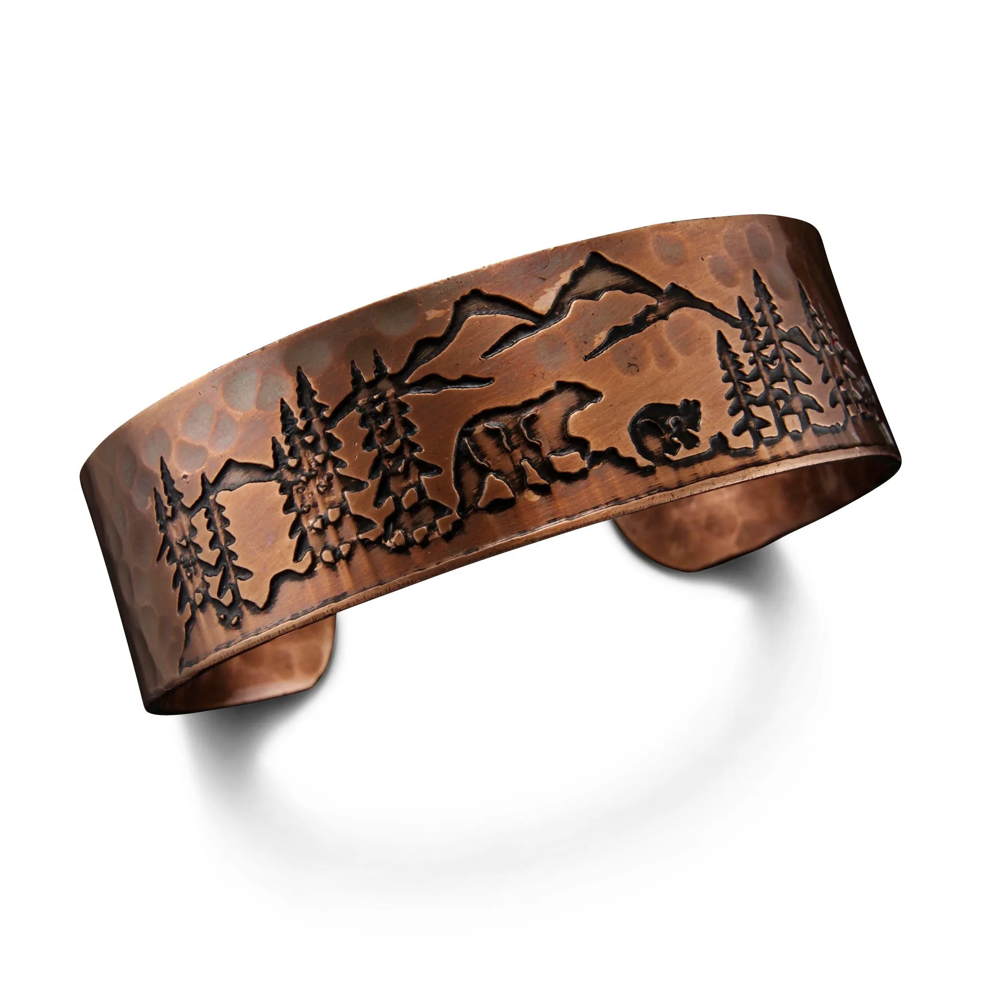 Anju Engraved Metal Cuff