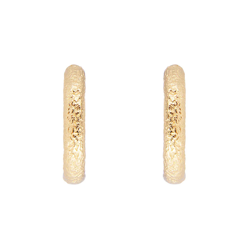 ANTIQUE GOLD MAXI HOOPS