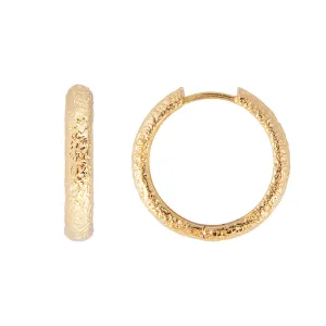 ANTIQUE GOLD MAXI HOOPS