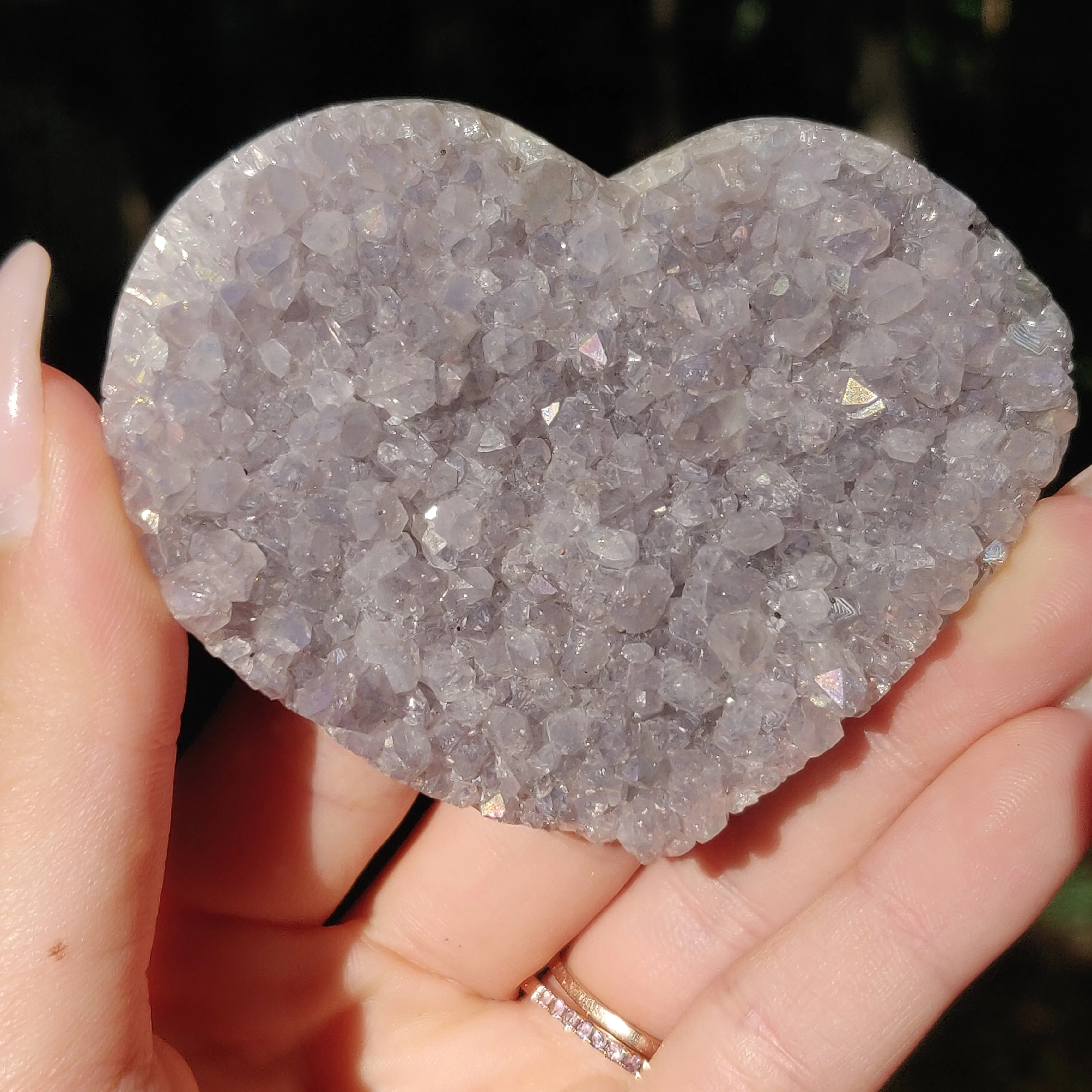 Aura Amethyst Heart (#24)