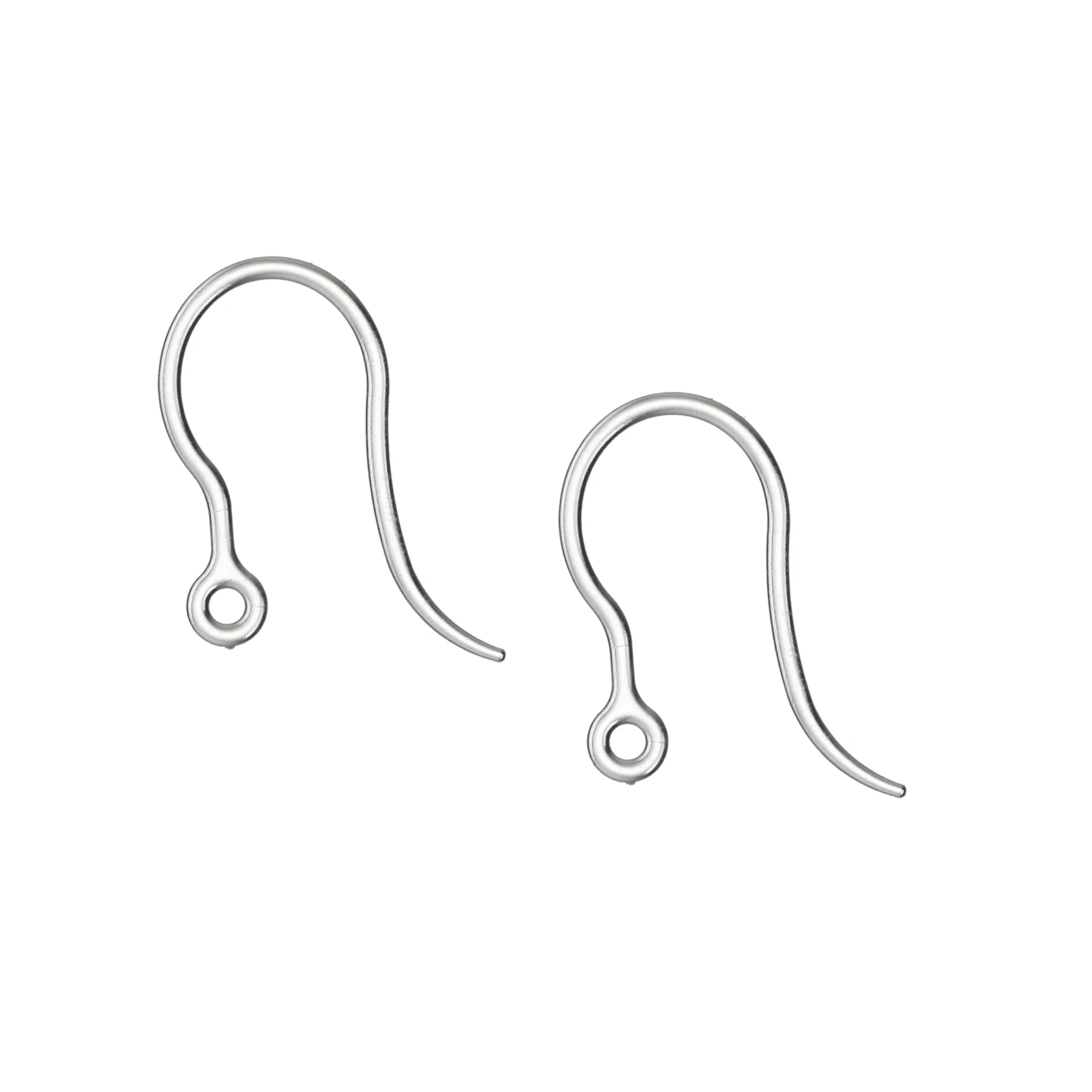 Bronze String Hoop Dangles Hypoallergenic Earrings for Sensitive Ears Made with Plastic Posts