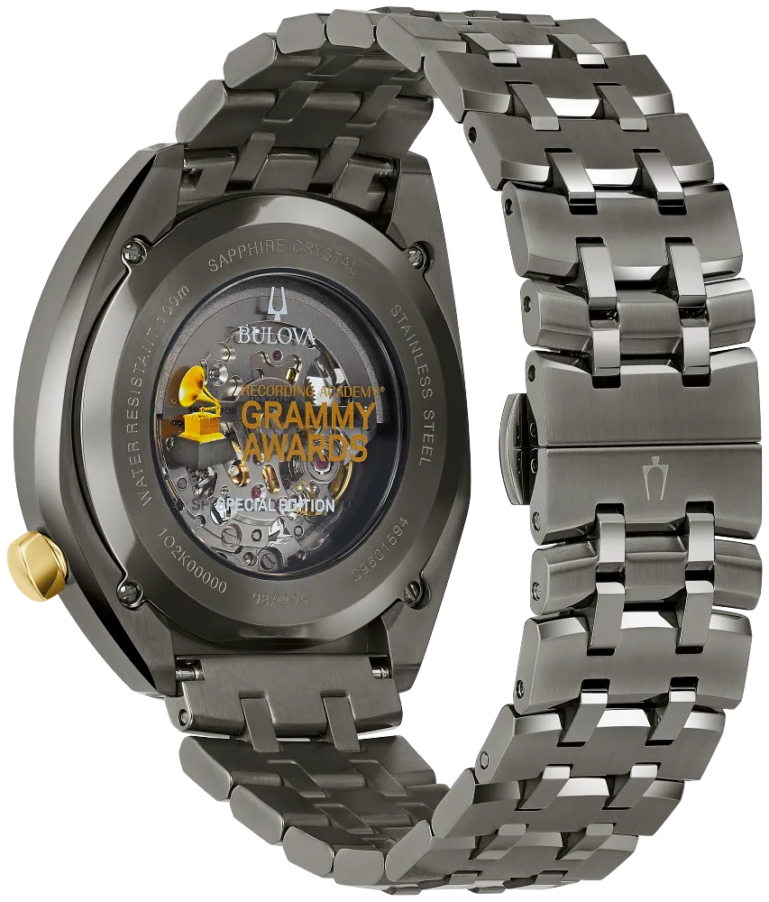 Bulova Grammy Automatic Mens Skeletonized Watch 98A294