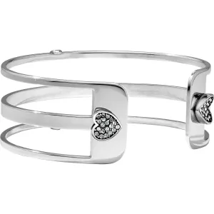 Christo Silver Narrow Cuff Bracelet