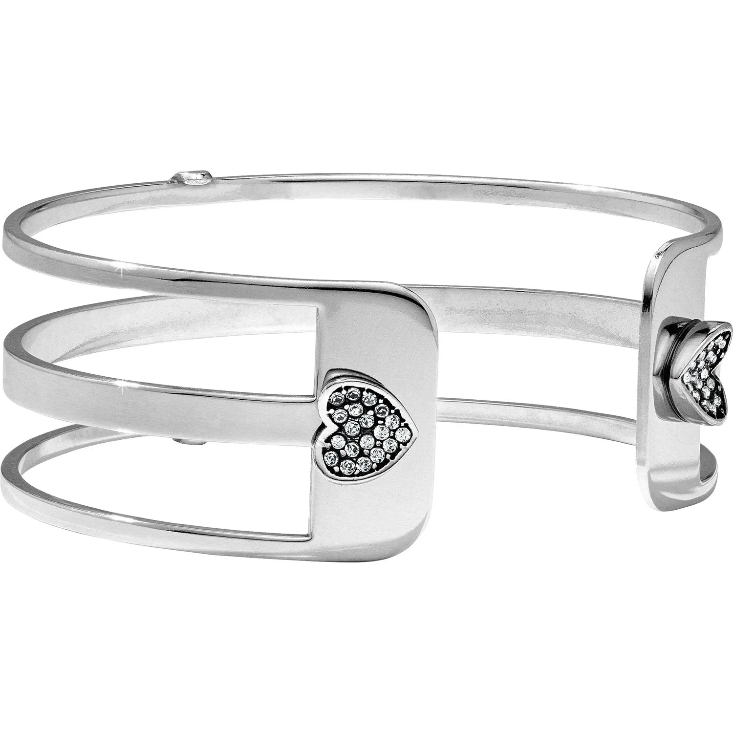 Christo Silver Narrow Cuff Bracelet