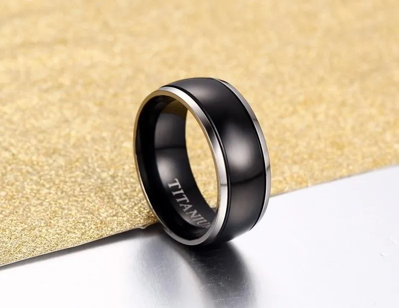 Classic Titanium Wedding Ring