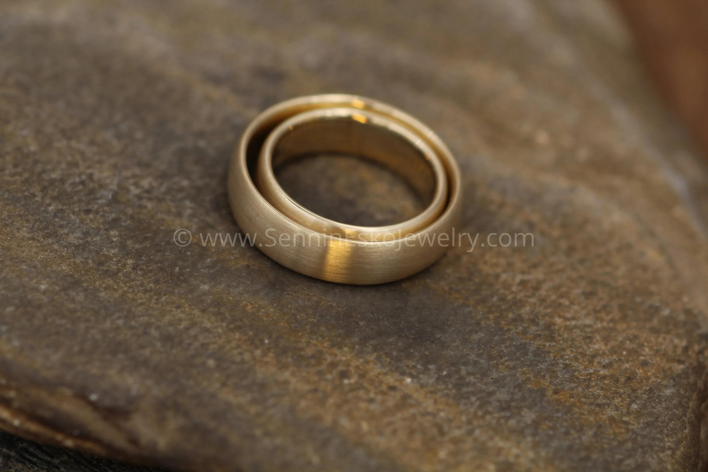 Comfort Fit 14kt Yellow Gold 6x1.7mm Band - Matte Finish