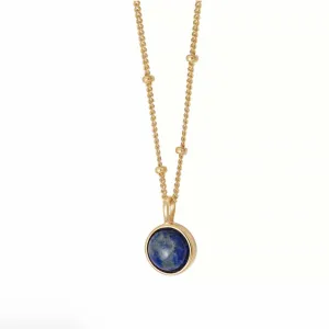 Daisy London LAPIS HEALING STONE NECKLACE HN1004_GP