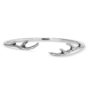 Embrace the Wild Antler Cuff Bracelet - Montana Silversmiths