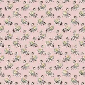 Fabric PEONY CLOVER from Moonstone Collection by Edyta Sitar for Andover, A-9451-E1