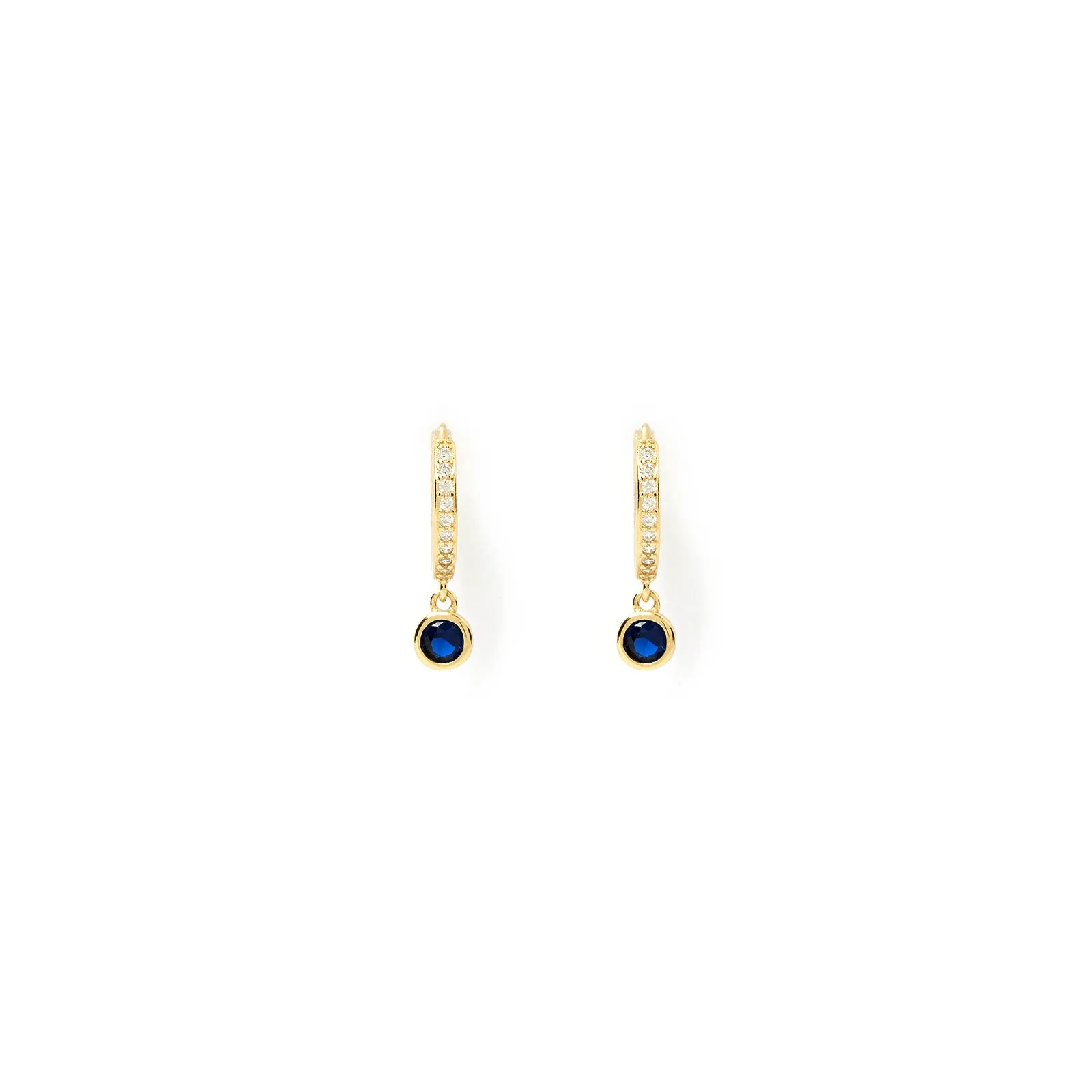 Glitter Earring Stack - Sapphire