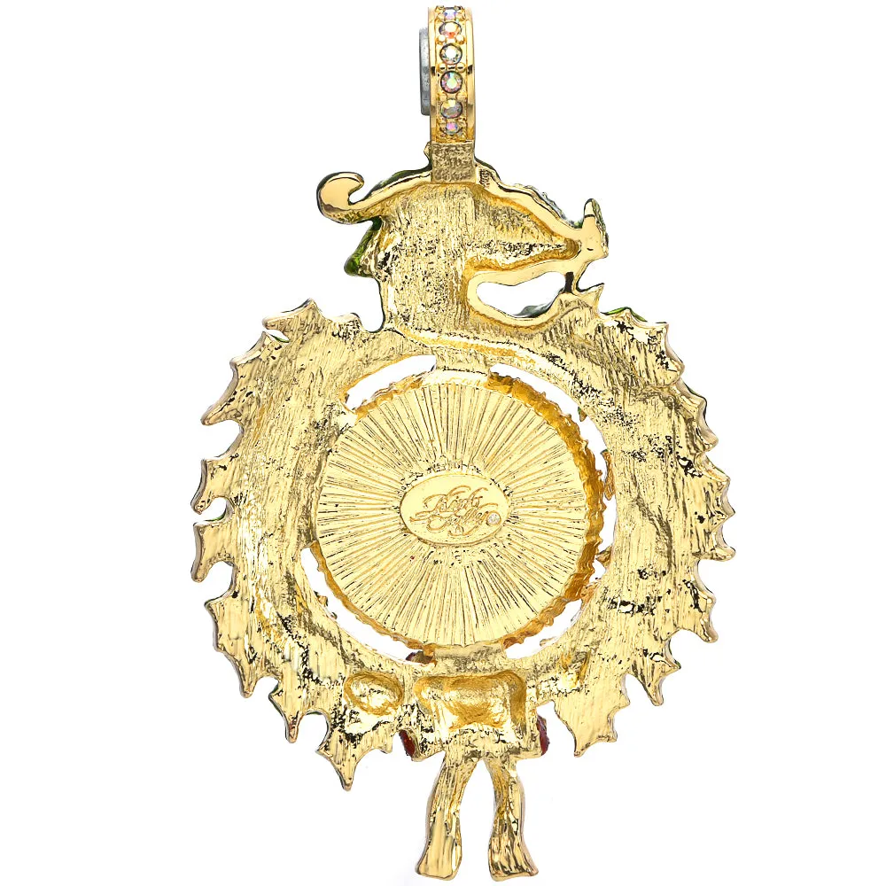 Goddess Seaview Moon Dragon Magnetic Enhancer (Goldtone)