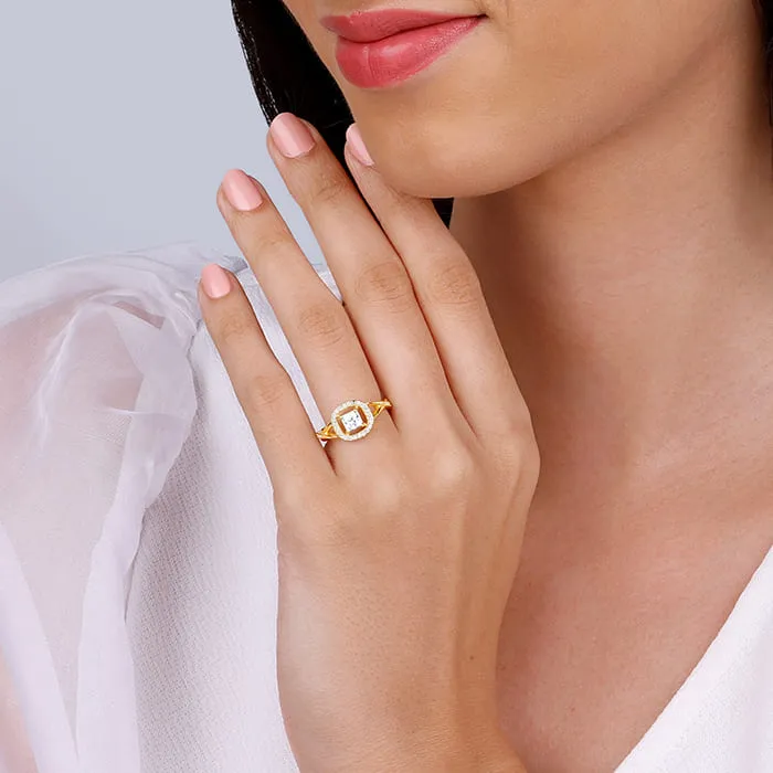 Golden Beautiful Bliss Ring