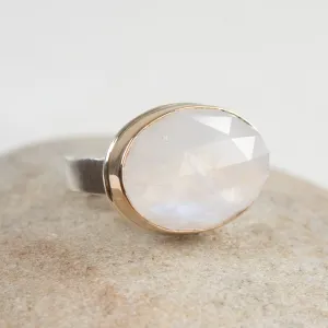 Jamie Jospeh White Rainbow Moonstone Ring