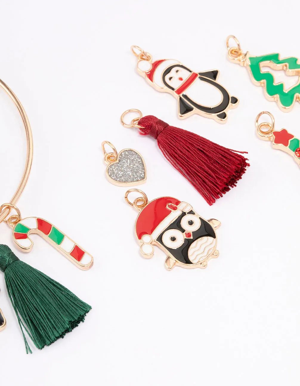 Kids Novelty Gold DIY Christmas Bracelet Pack