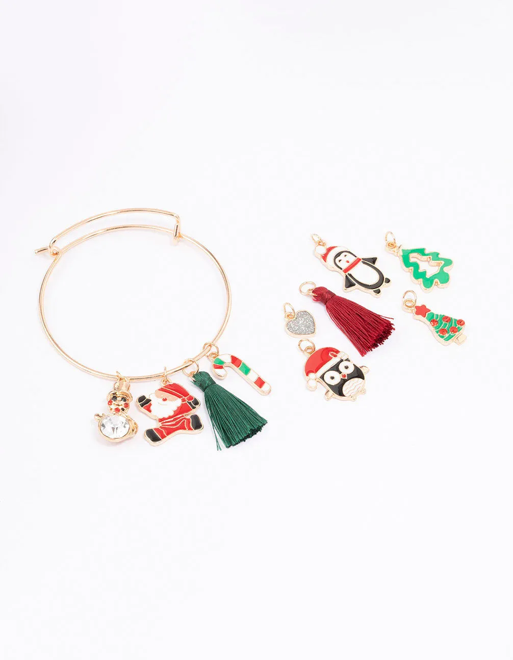 Kids Novelty Gold DIY Christmas Bracelet Pack