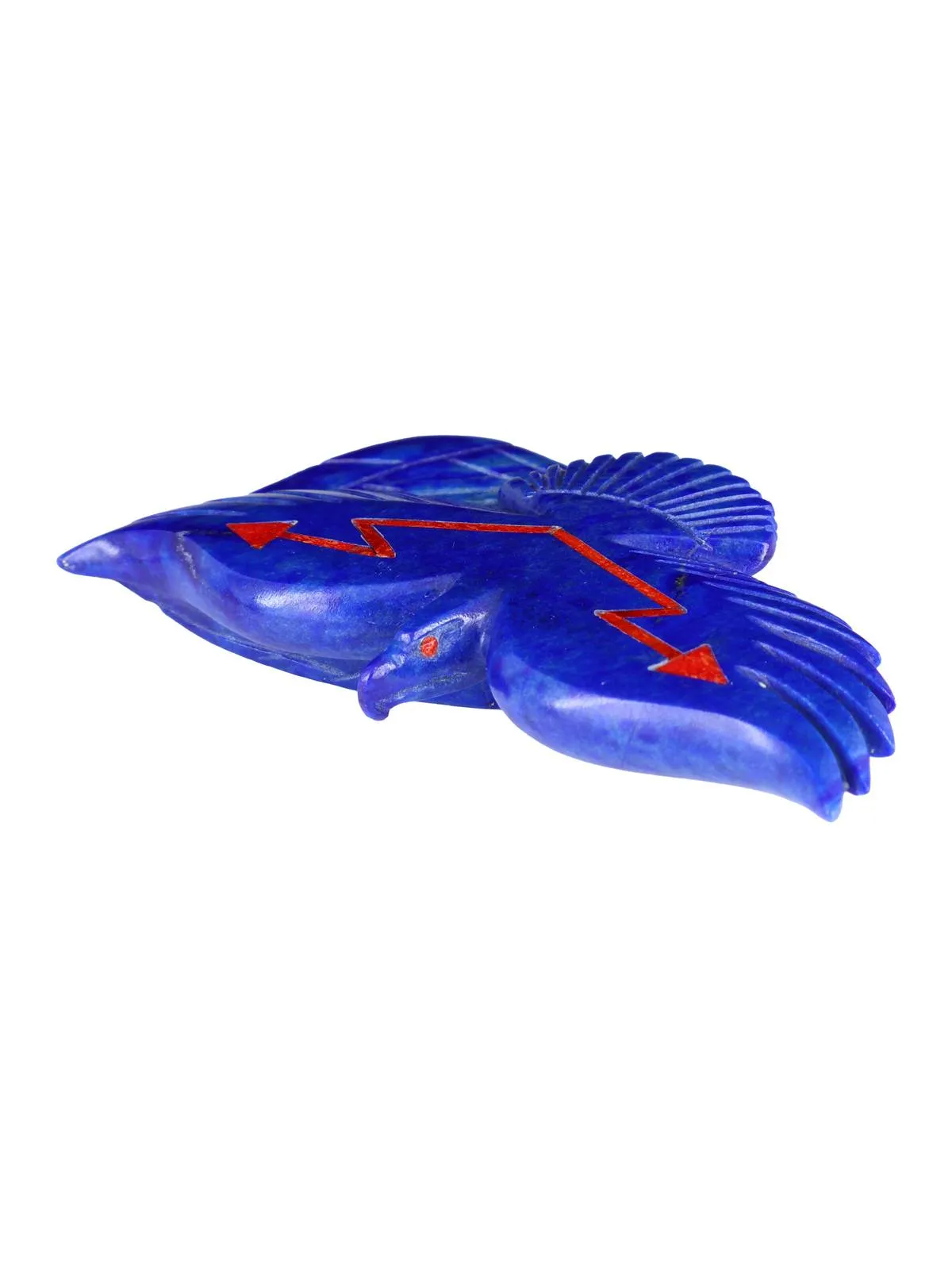 Lapis Eagle Zuni Fetish