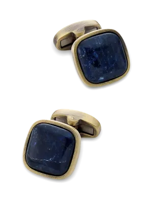 Lapis Stone Cufflinks - Blue