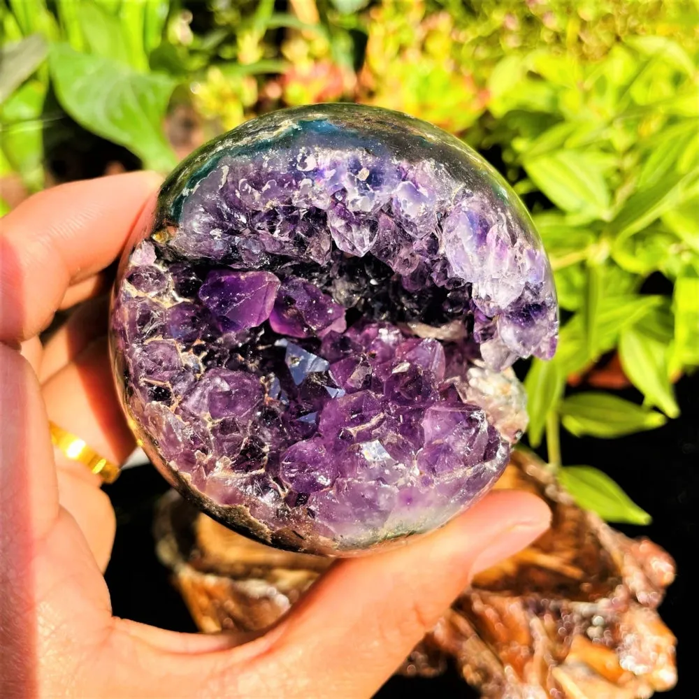 Large Amethyst Geode Sphere (Item #00102)