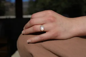 Large Oval Moonstone Ring