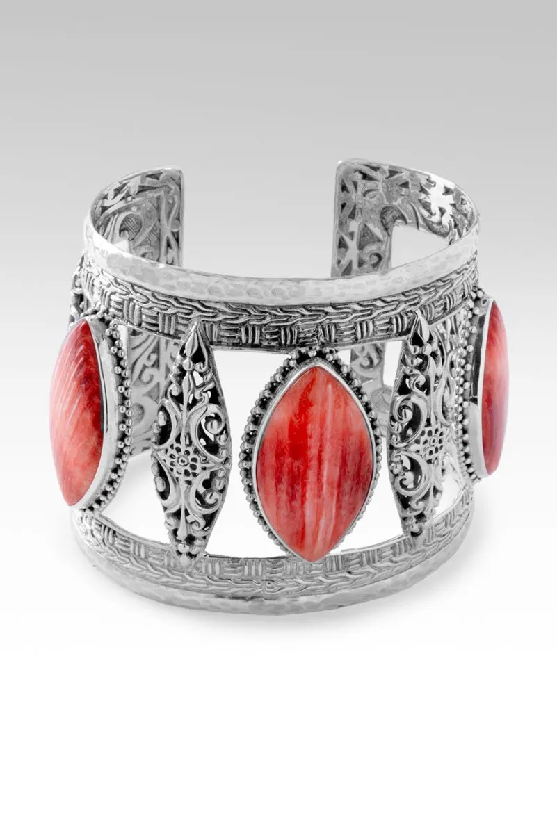 Lavish Beauty Cuff™ in Red Spiny Oyster