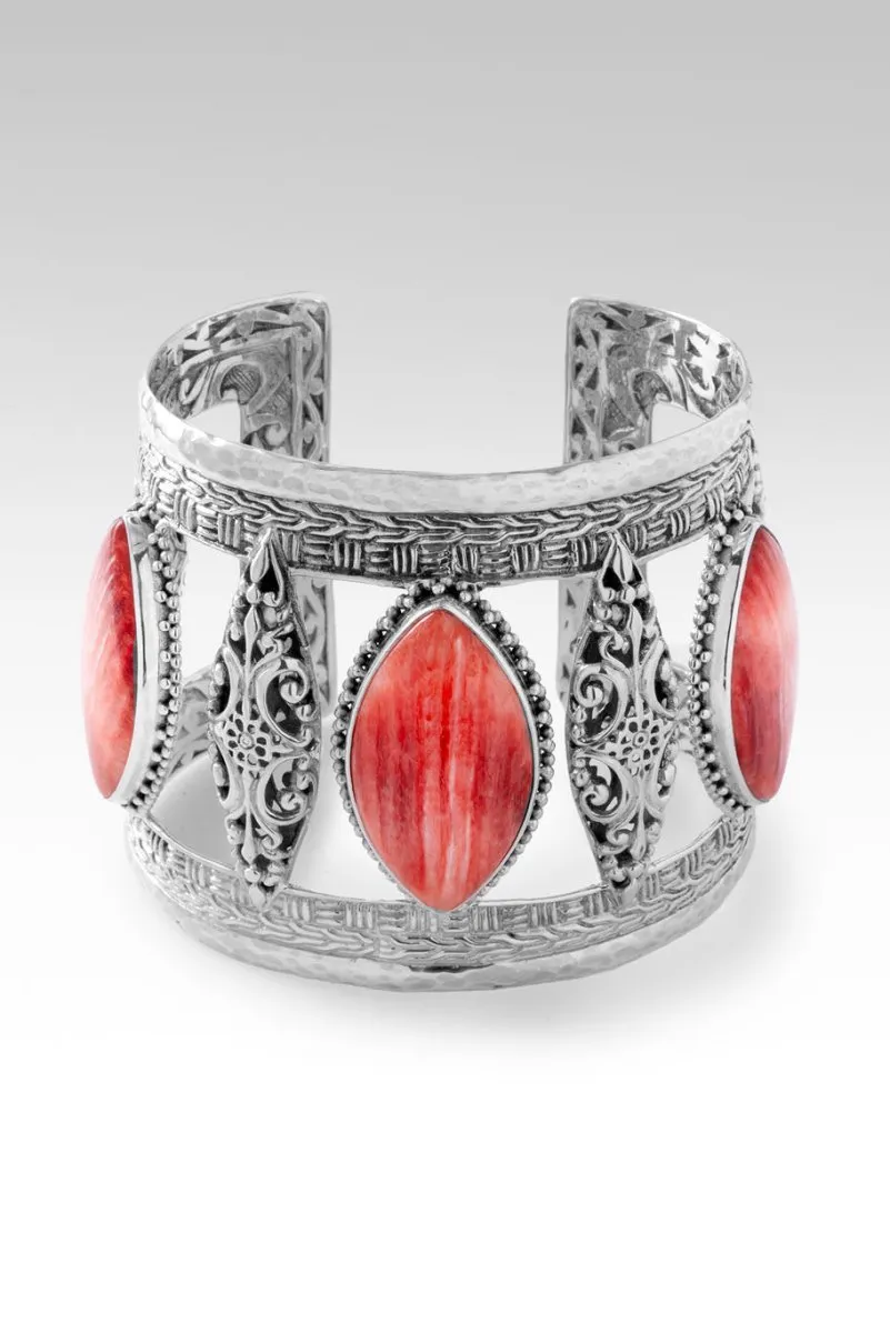 Lavish Beauty Cuff™ in Red Spiny Oyster