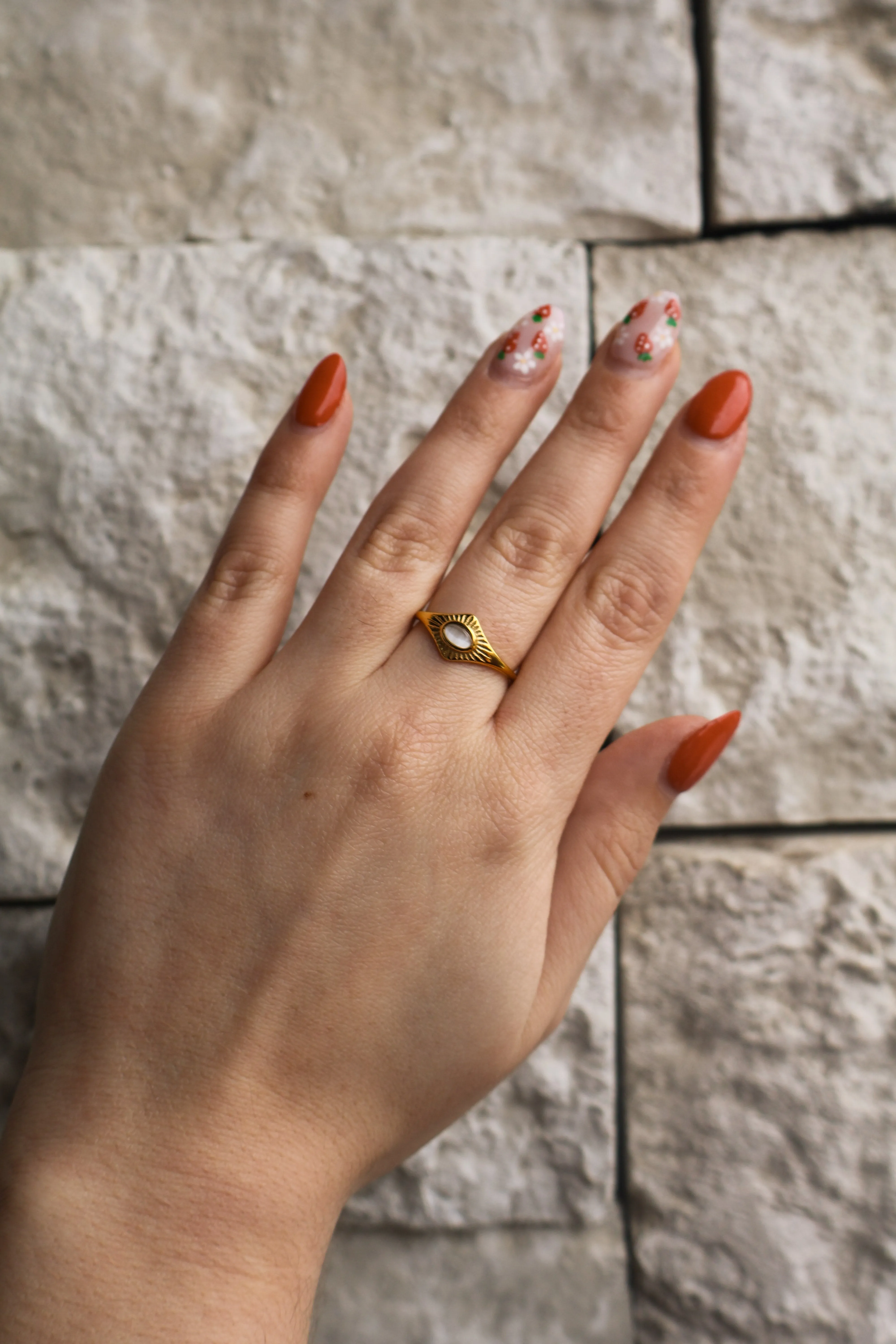 Mini Moonstone Ring