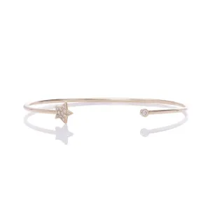 Moon and Star Cuff Bracelet